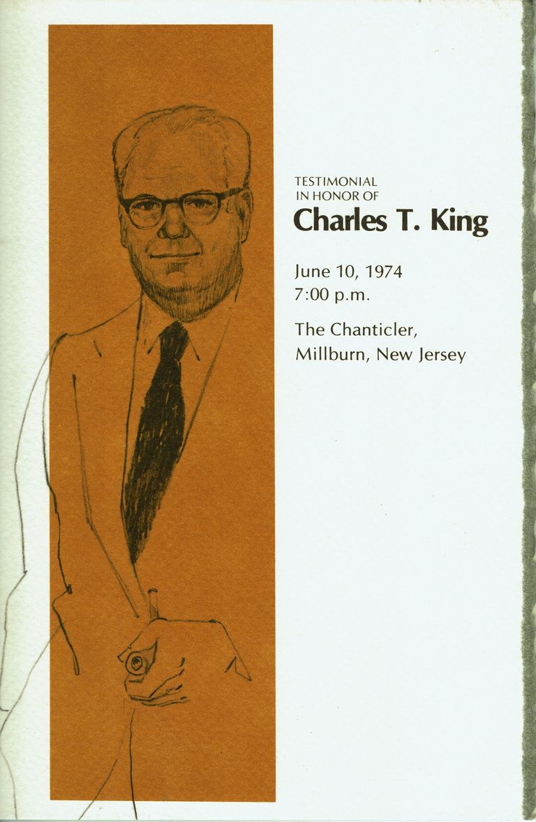          King: Charles T. King Testimonial Program, 1974 picture number 1
   