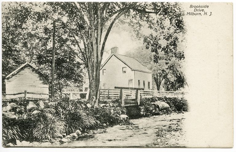          Brookside Drive: Brookside Drive with Barn, Millburn, c, 1900 picture number 1
   
