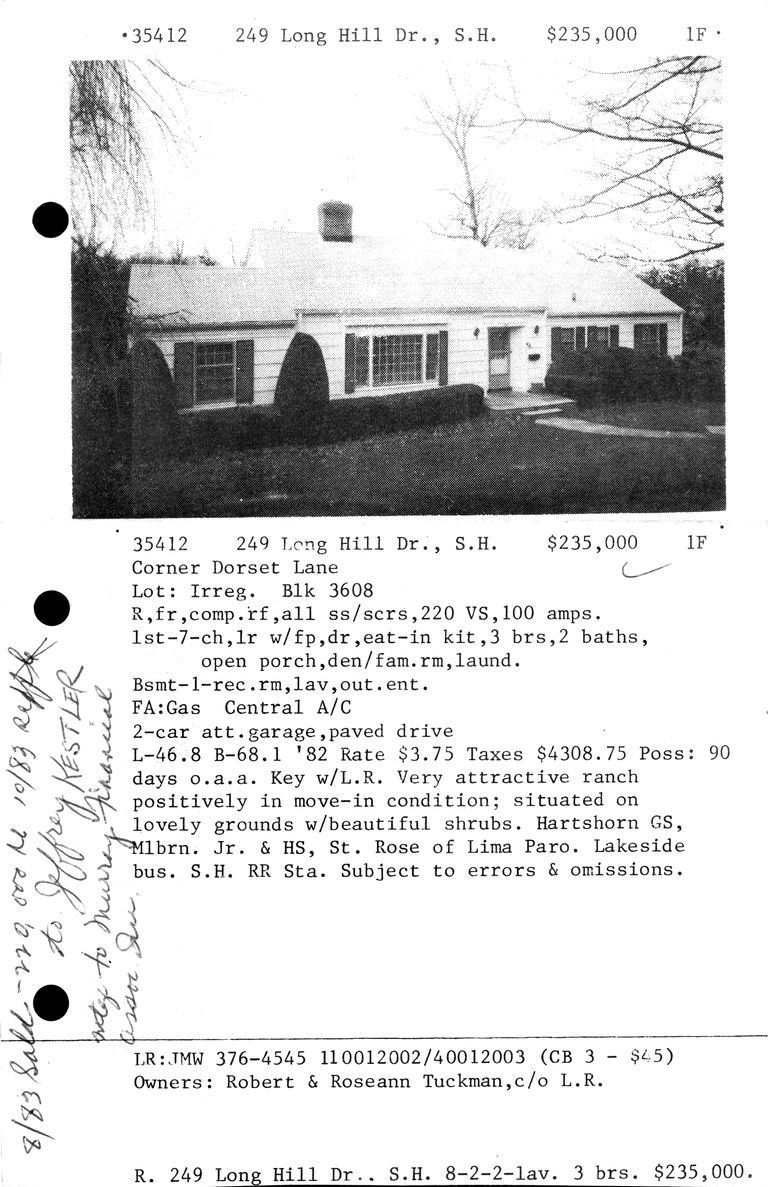          249 LONG HILL DRIVE picture number 1
   