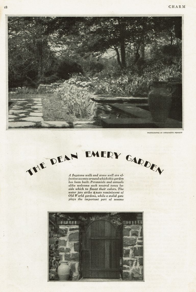          Emery: Dean Emery Garden, 1928 picture number 1
   