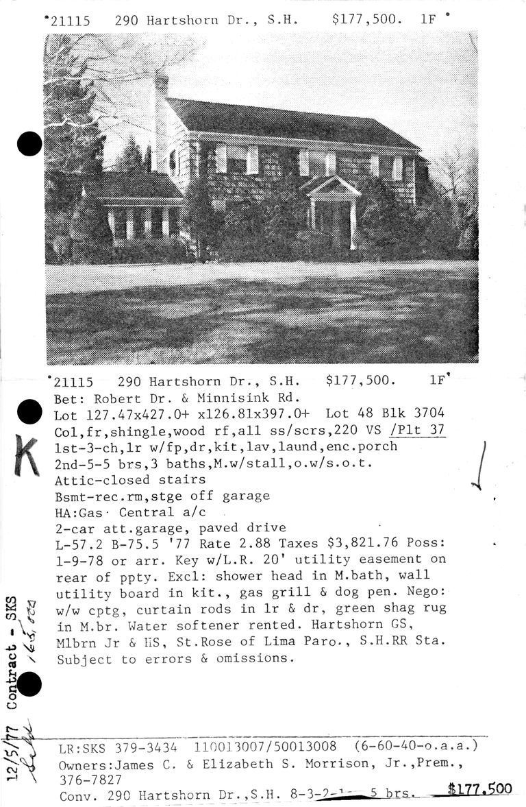          290 HARTSHORN DRIVE picture number 1
   