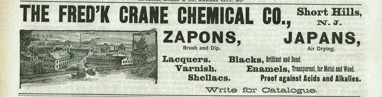          Fred'K Crane Chemical Company, Short Hills Advertisement, 1890 picture number 1
   