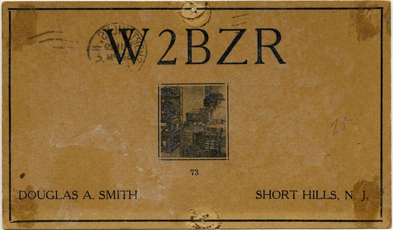         Radio: Douglas A. Smith W2BZR Ham Radio Operator Postcard picture number 1
   