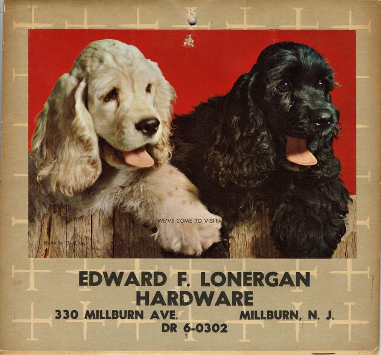          Lonergan: Edward F. Lonergan Hardware Calendar, 1962 picture number 1
   