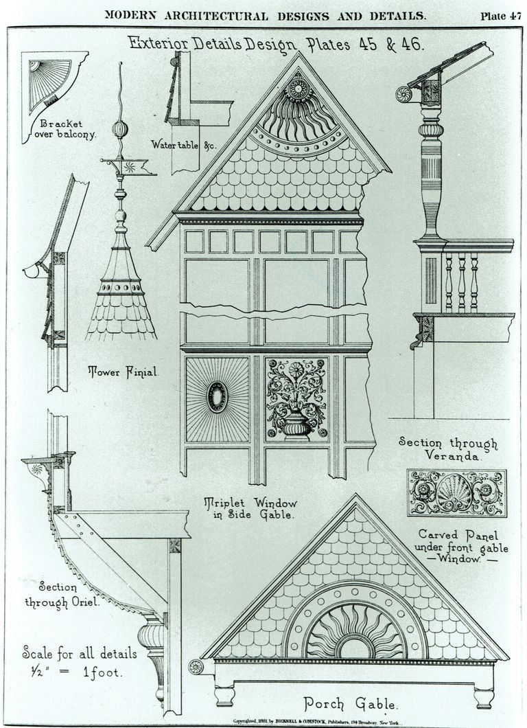          From Bicknell and Comstock Pattern Book, 1881.
   