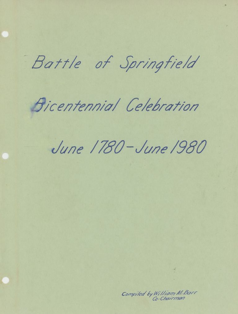          Battle of Springfield: Bicentennial Scrapbook picture number 1
   