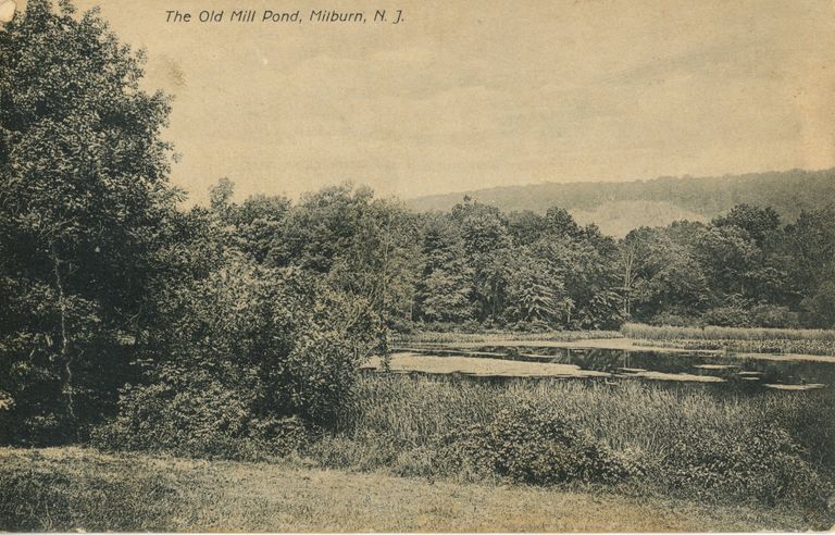          Old Mill Pond, Millburn, 1909 picture number 1
   