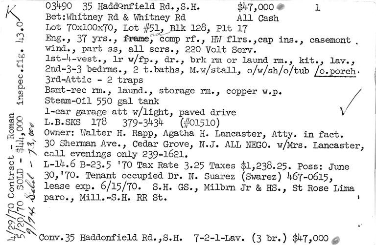          35 HADDONFIELD ROAD picture number 1
   