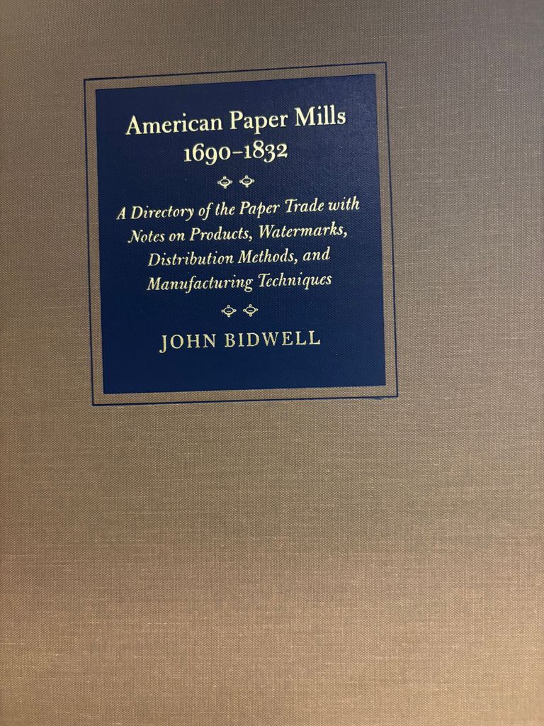          Mills: American Paper Mills 1690-1832, 2013 picture number 1
   