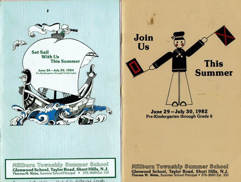          Millburn Township Summer School Course Catalogs 1982 & 1984 picture number 1
   