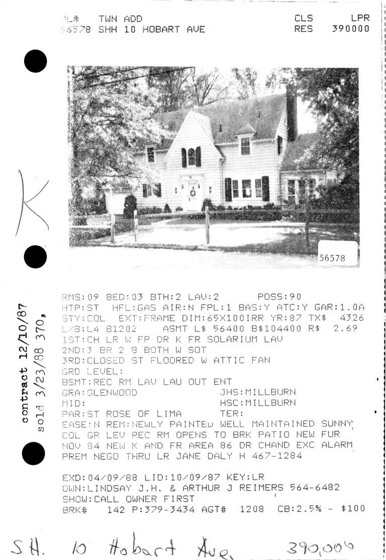          10 HOBART AVENUE picture number 1
   