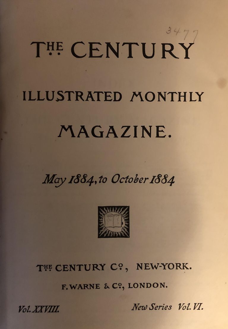          Century Illustrated Monthly Magazine, May 1884-October 1884 picture number 1
   