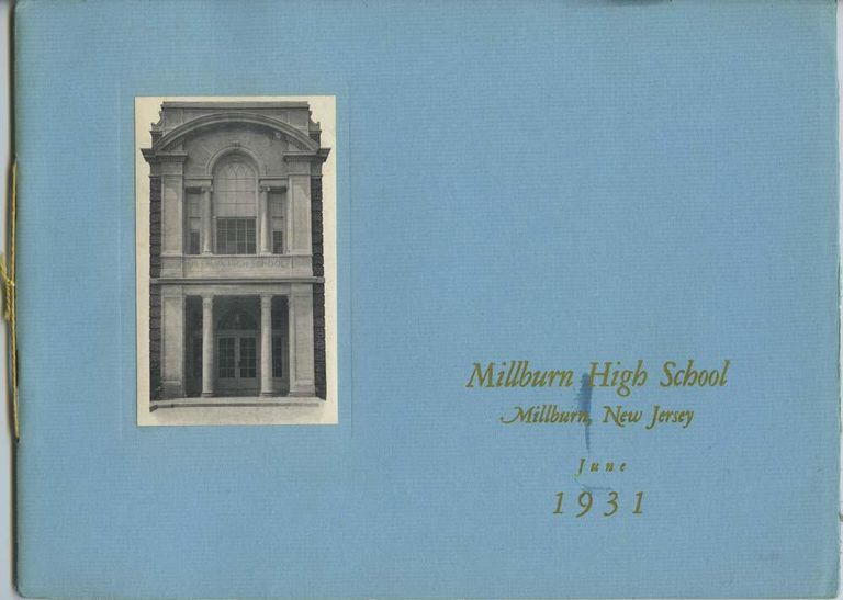          1931 Millburn High School Promotional Book picture number 1
   