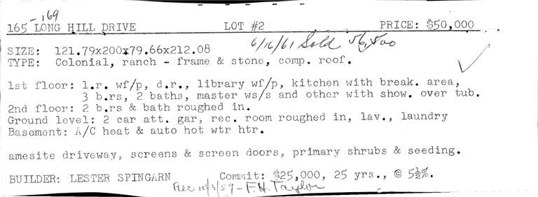          165-169 LONG HILL DRIVE picture number 1
   