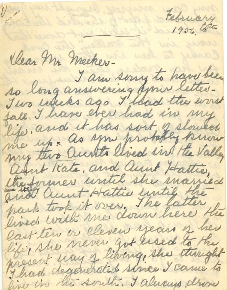         Campbell: Elsie Erwin Letter about Campbell Family, 1956 picture number 1
   