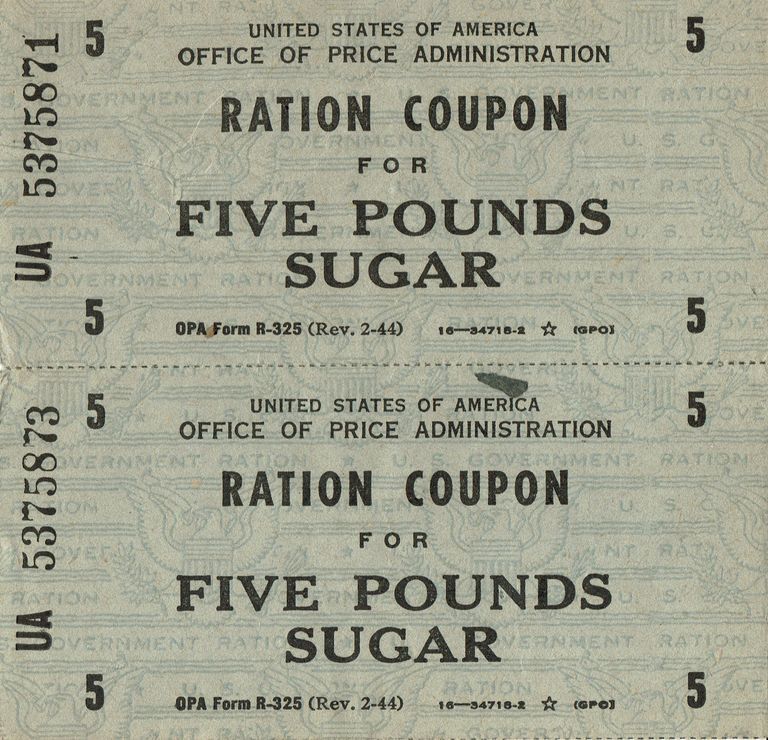          Lampe: Sugar Ration Coupons, 1945 picture number 1
   