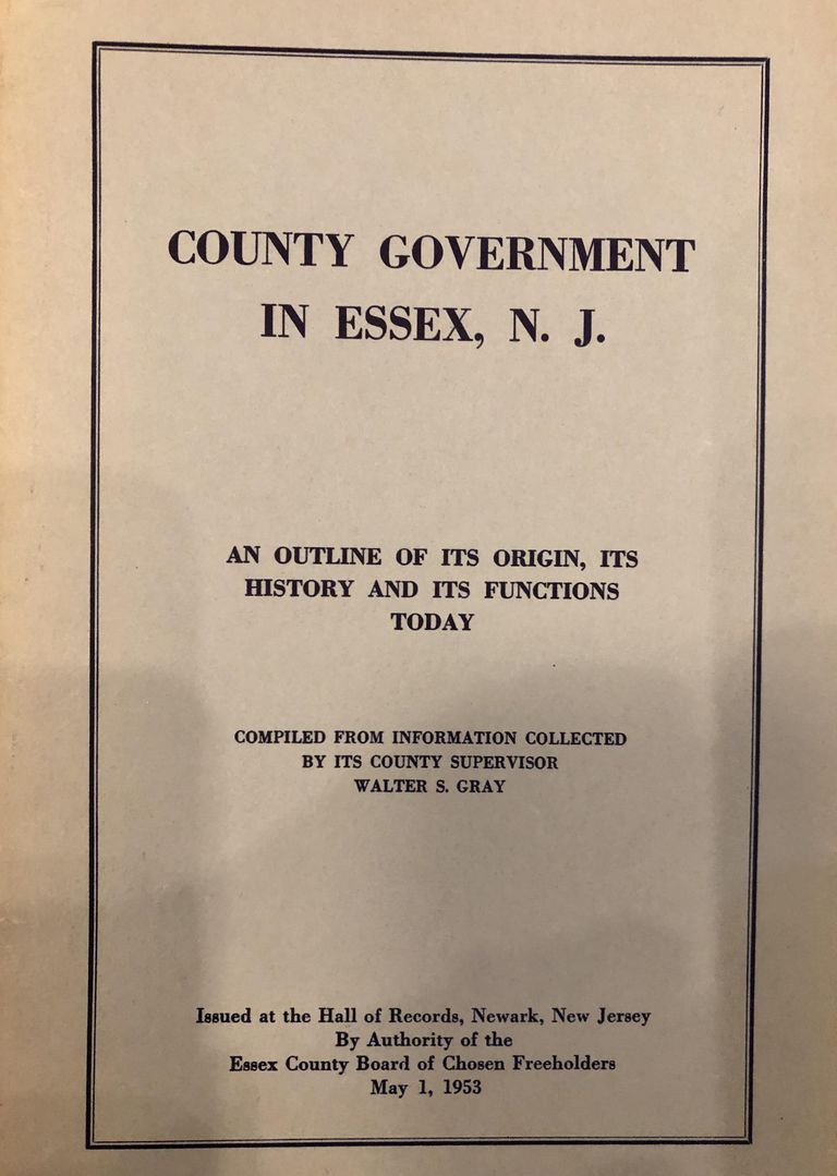          County Government in Essex, N.J, 1953 picture number 1
   