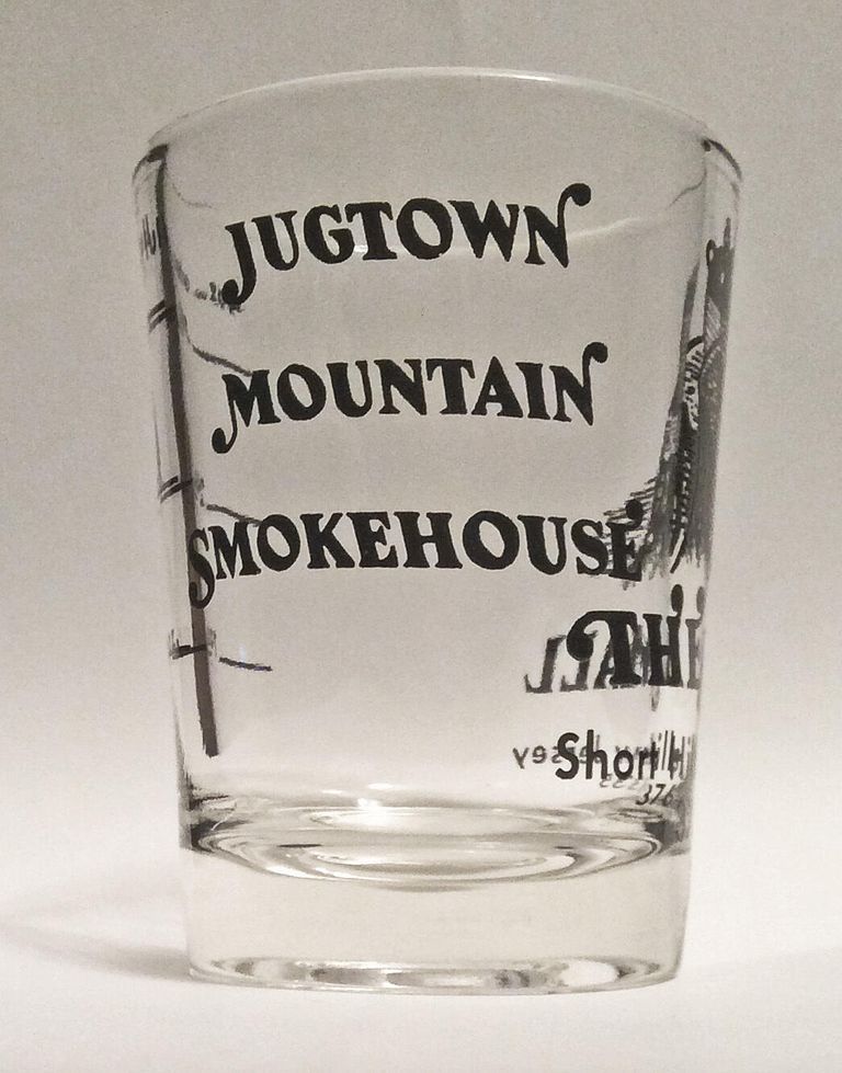          Jugtown Mountain Smokehouse Shot Glass or Jigger picture number 1
   