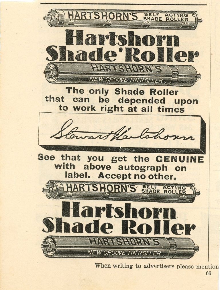         Hartshorn: Hartshorn Shade Roller Advertisement from Frank Leslie's picture number 1
   