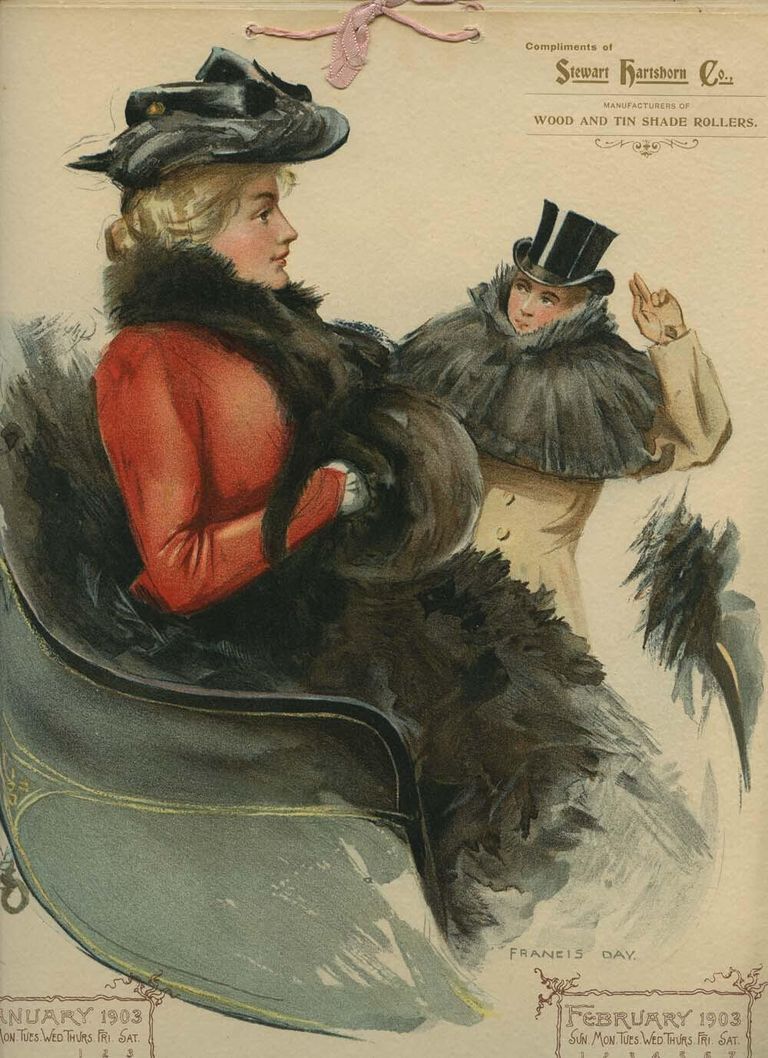          Hartshorn: Stewart Hartshorn Company Advertisement Calendar, 1903 picture number 1
   