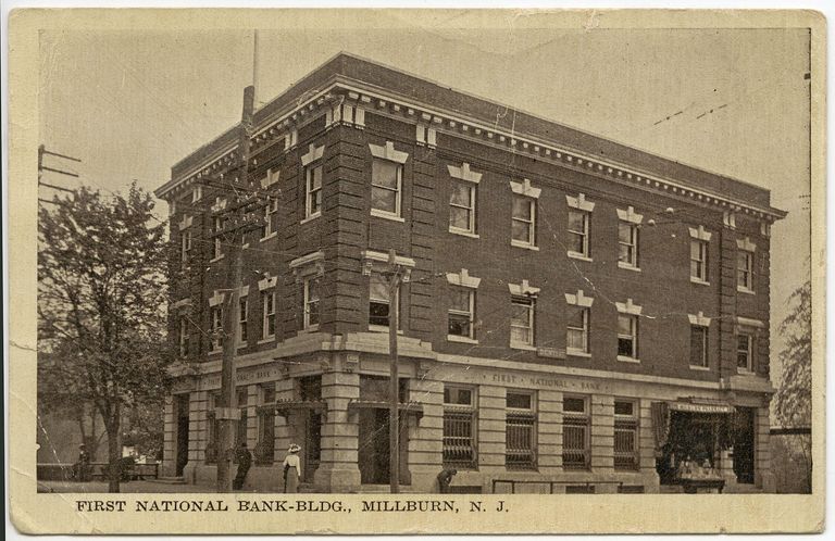          Bank: First National Bank Building, Millburn, 1918 picture number 1
   