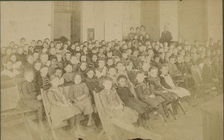          School Photograph of Students Seated picture number 1
   