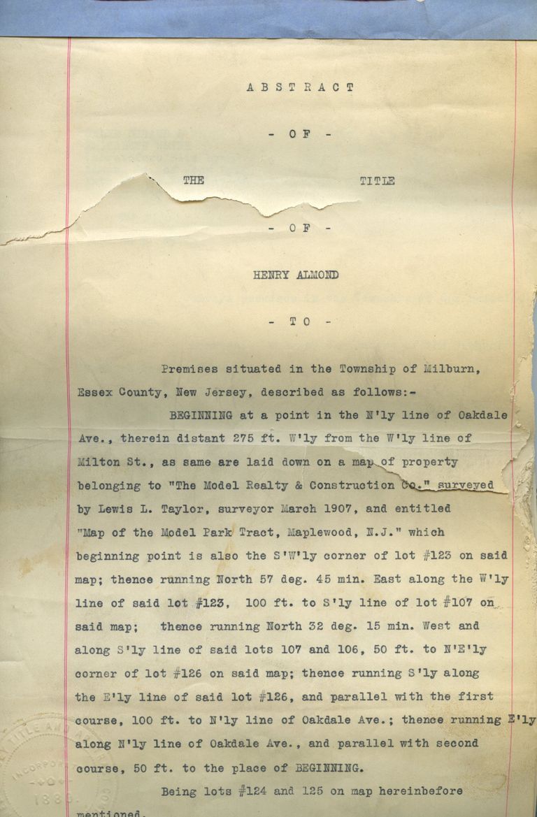          Deed: Henry Almond Deed & Land Records, 1823-1911 picture number 1
   