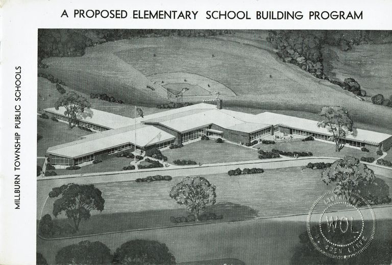          Board of Education: Millburn Schools Proposed Elementary School Building Program, 1956 picture number 1
   