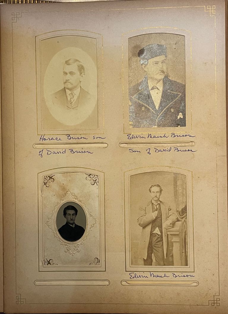          Horace Brison son of David Brison, Edwin Marsh Brison son of David Brison, Edwin Marsh Brison
   