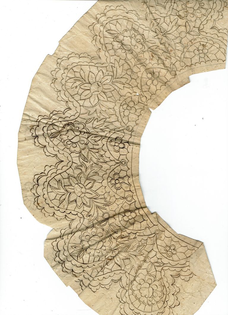          Brison: Elizabeth Brison Embroidery Design for Collar picture number 1
   