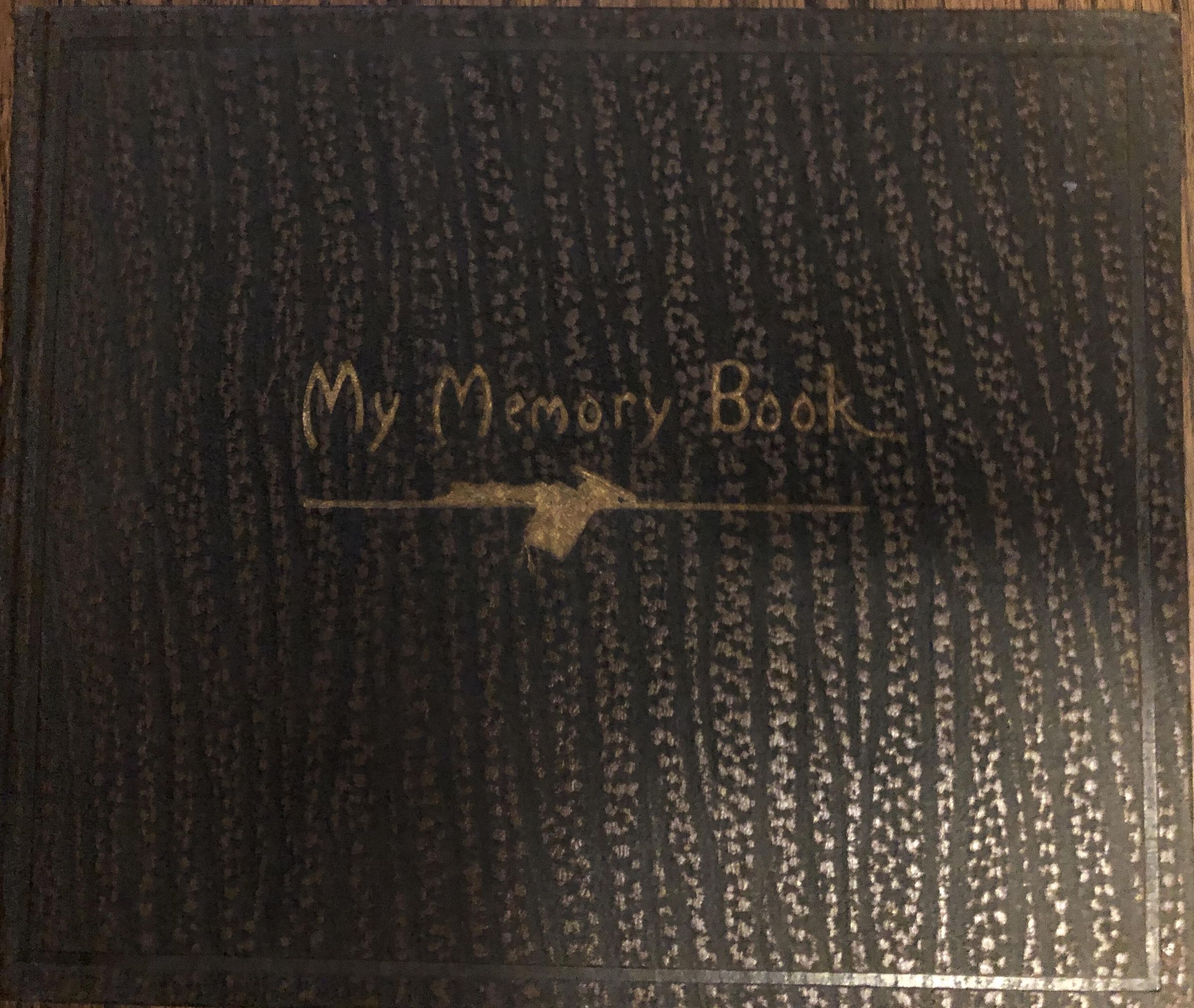 Memory Book Design by Mabel Betsy Hill, copyright 1921. Classmates include: Marian Lord, Herbert Marshall, Nancy Dorranee, Reba Wilkisson, Emily Hadfield, Helen Reeve, Edmund Staub, Helen Keese. Includes lists of classmates, addresses and where they were going after graduation. Faculty members. Mr. Dyke (Supervising Principal). Includes Program for Senior Class Play, Photographs of Herbert Marshal, Margaret Coughlan and other classmates & faculty members