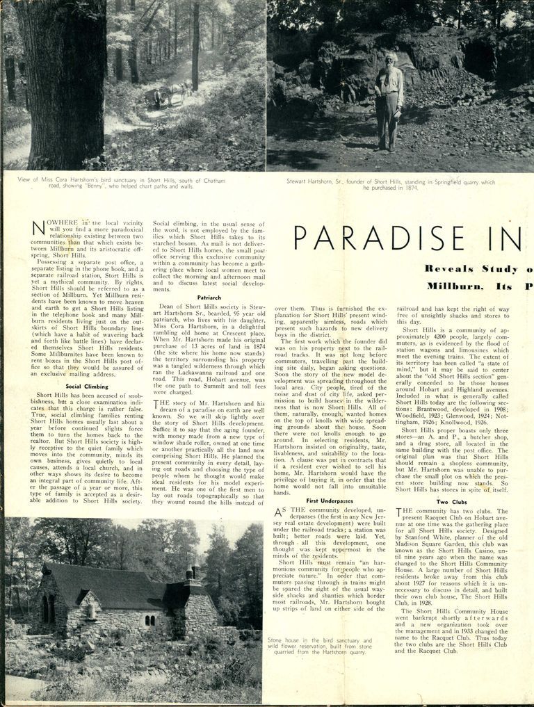          Hartshorn: Paradise in Short Hills Article, 1935 picture number 1
   