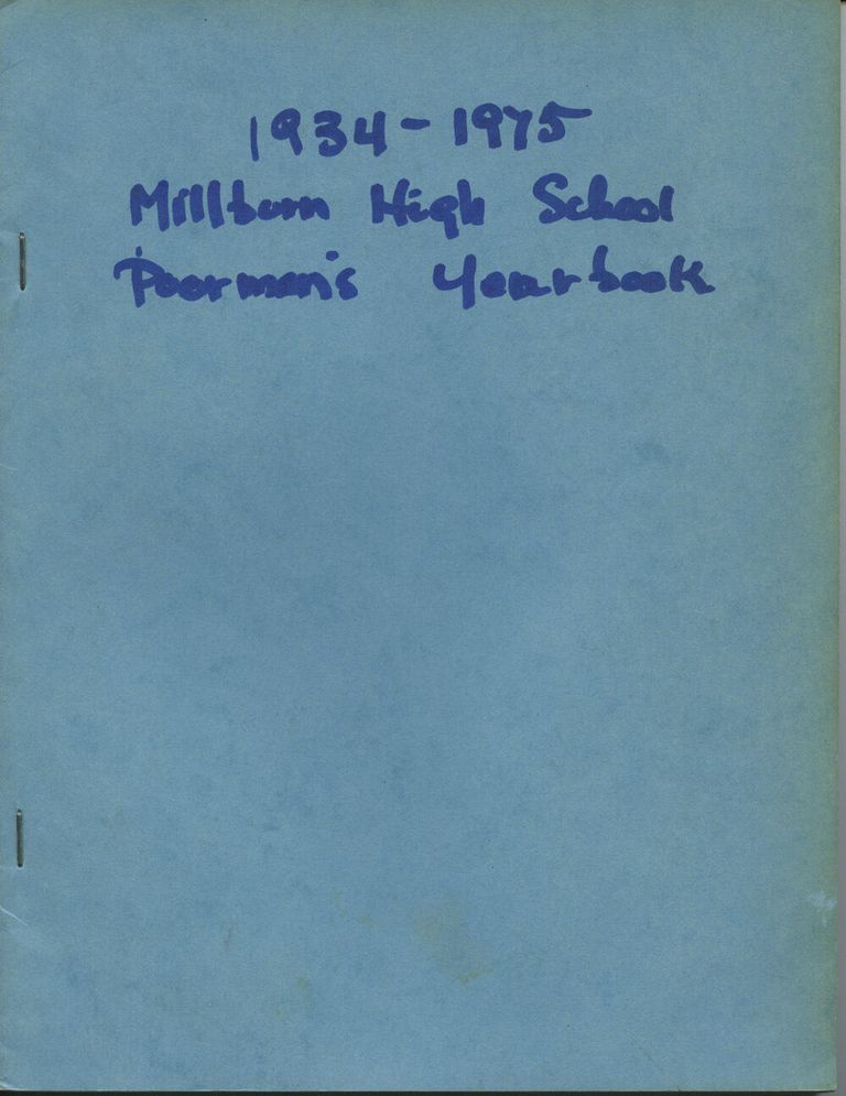          Millburn High School 1934 reunion yearbook from 1975 picture number 1
   