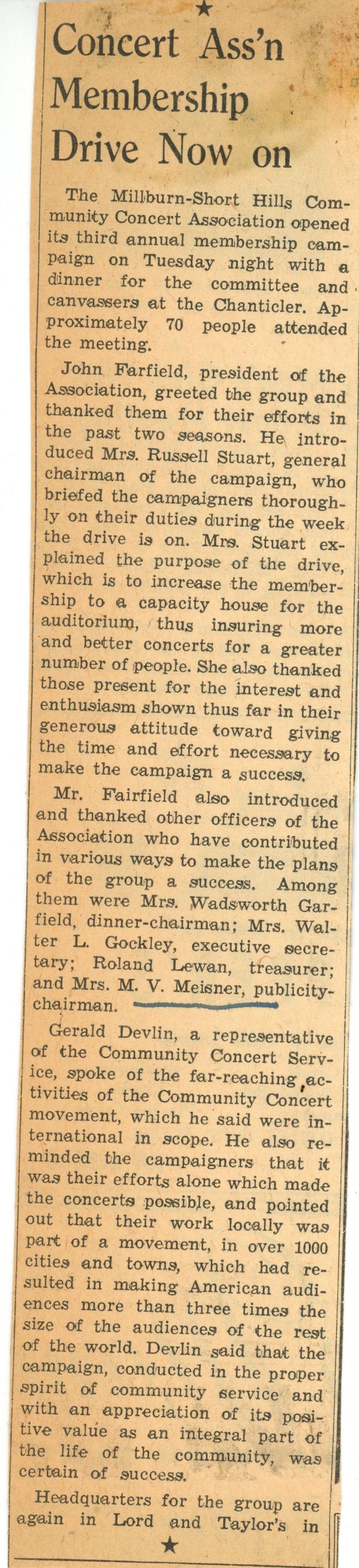         Item, May 7, 1953
   