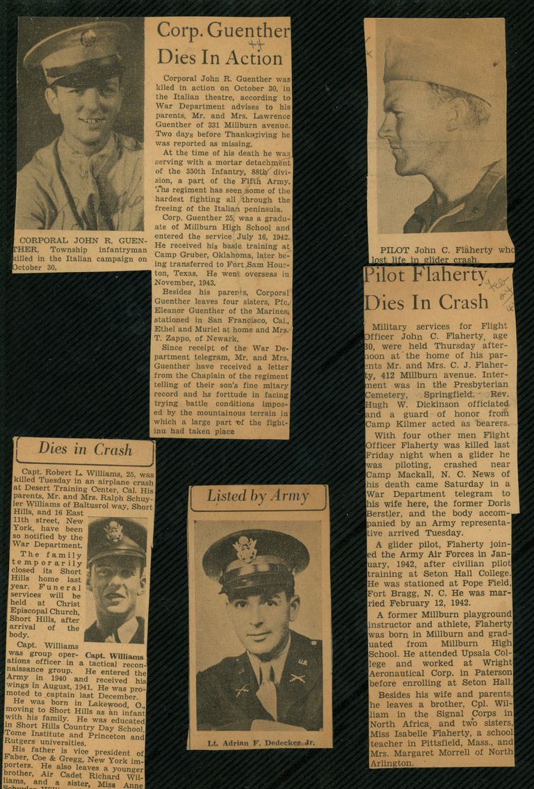          Gallitelli: World War II Clippings: Guenther, Flaherty, Williams, Dedecker picture number 1
   