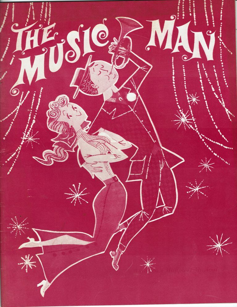          Music Man with Bert Parks, 1961 Paper Mill Playhouse Souvenir Program picture number 1
   