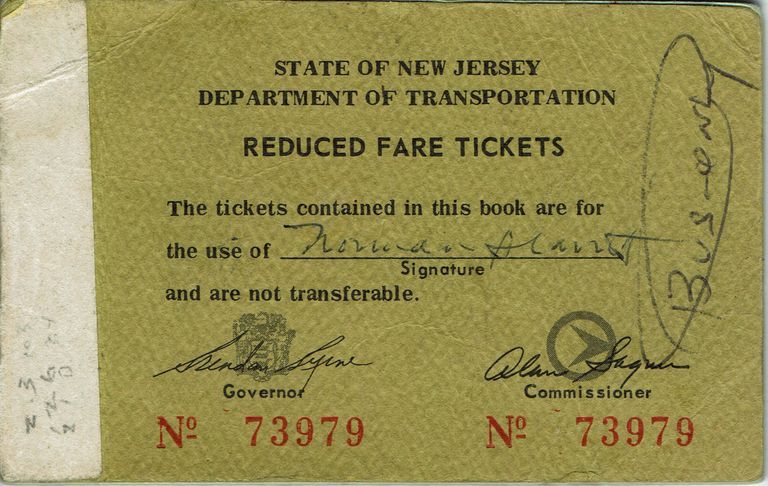          Bus: Reduced Fair Ticket Booklet picture number 1
   