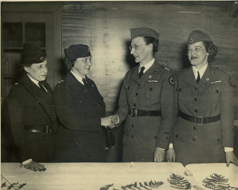          Red Cross: Margaret Marshall Hooley Receiving Red Cross Award picture number 1
   