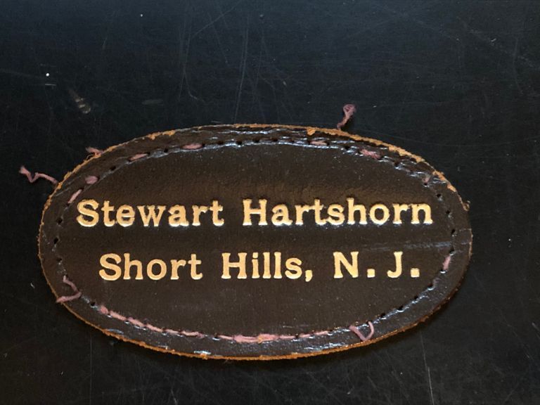         Hartshorn: Stewart Hartshorn Short Hills, N.J. Leather Label picture number 1
   