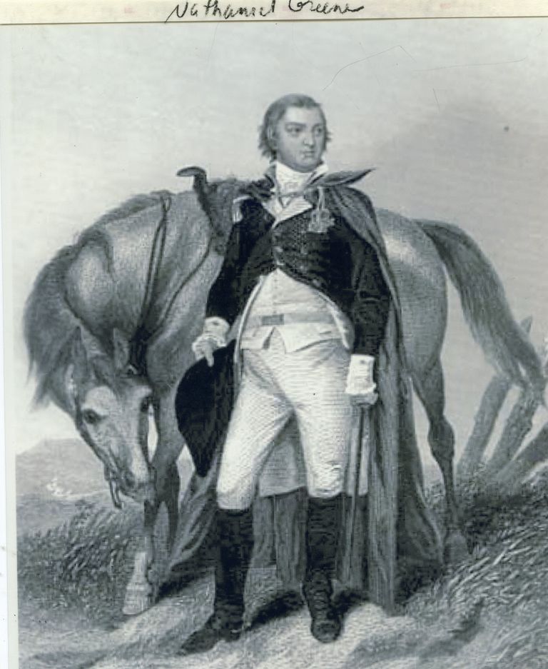          Battle of Springfield: Drawing of Nathanael Greene picture number 1
   