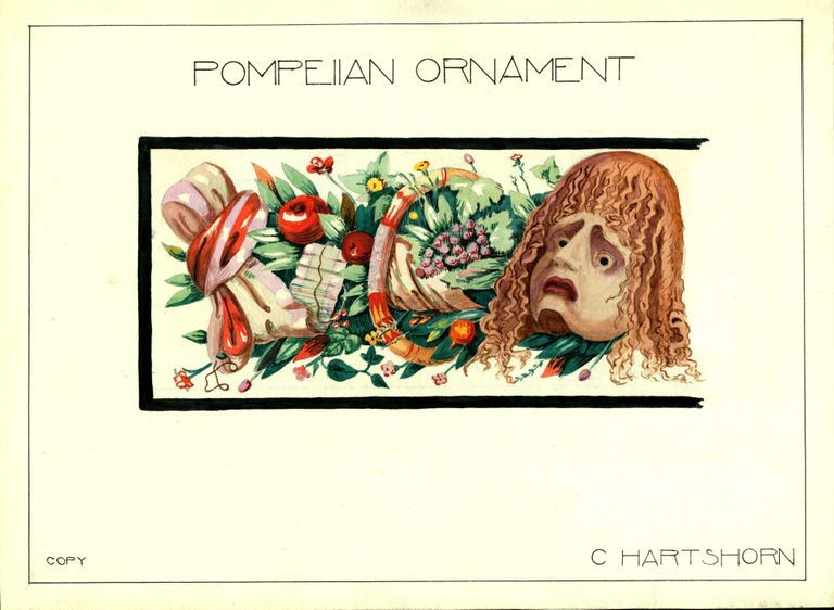          Hartshorn: Cora Hartshorn Pompeiian Ornament Design picture number 1
   