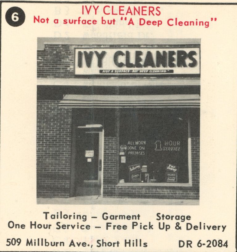          Ivy Cleaners, 509 Millburn Avenue, 1955 picture number 1
   