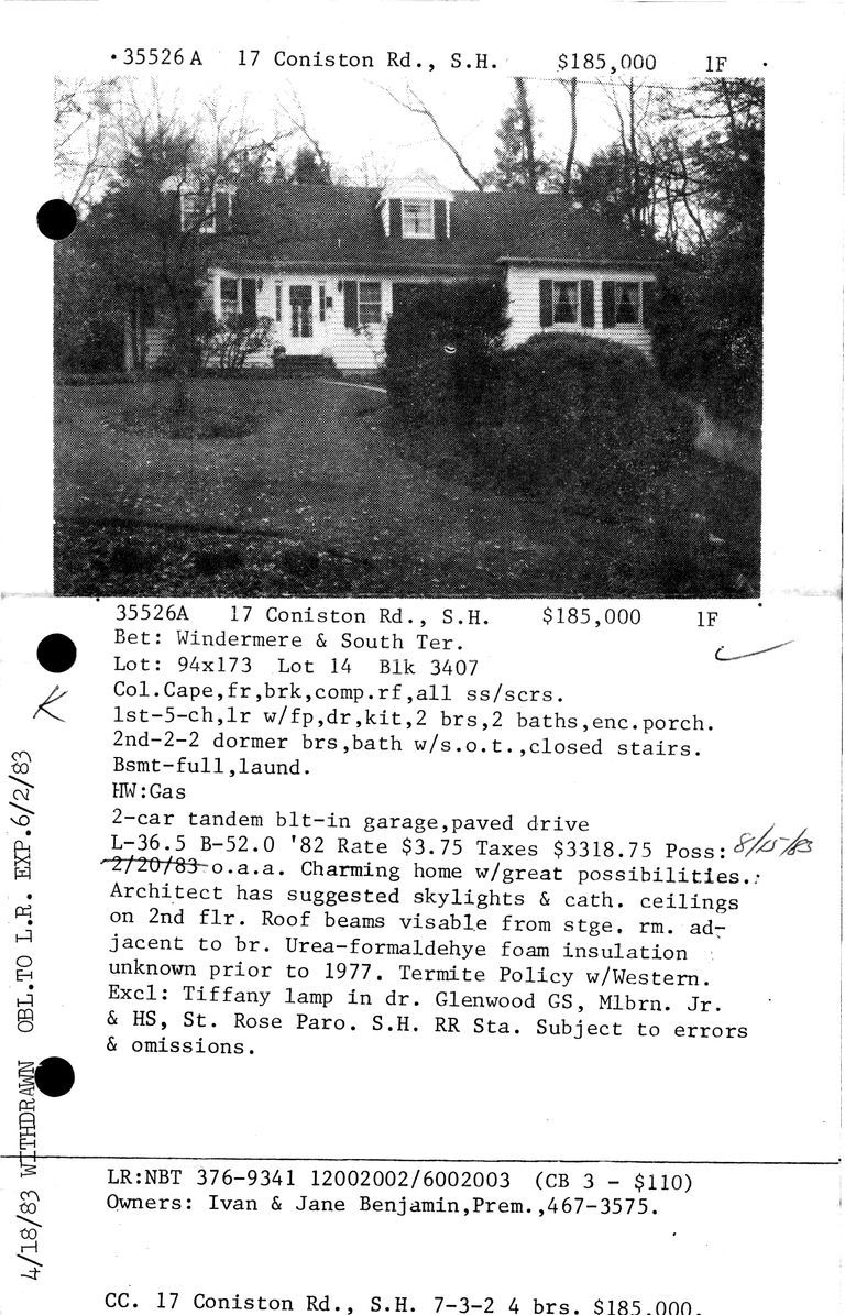          17 CONISTON ROAD picture number 1
   