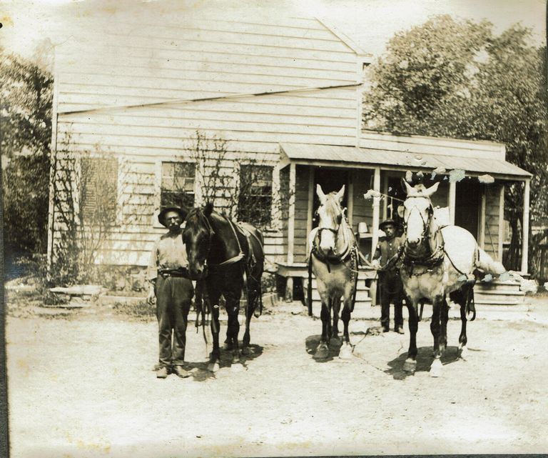          Marshall-Schmidt Album: Two Men With Horses Outside a House picture number 1
   