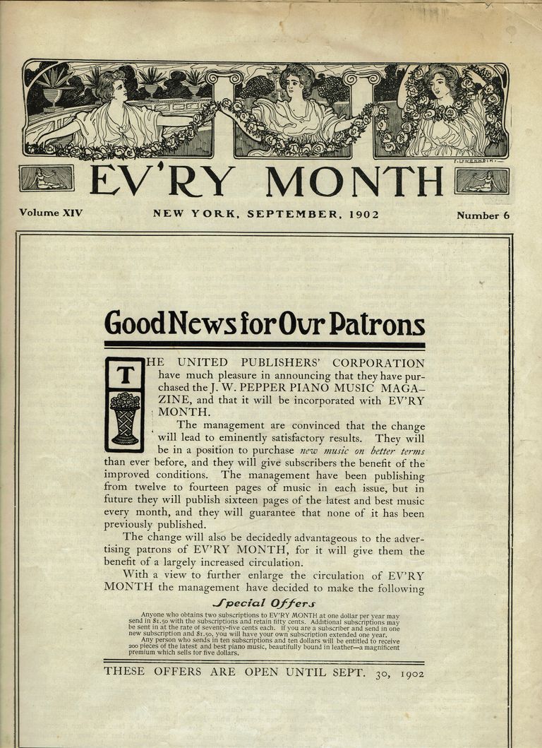          Ev'ry Month Woman's Magazine, 1902 picture number 1
   