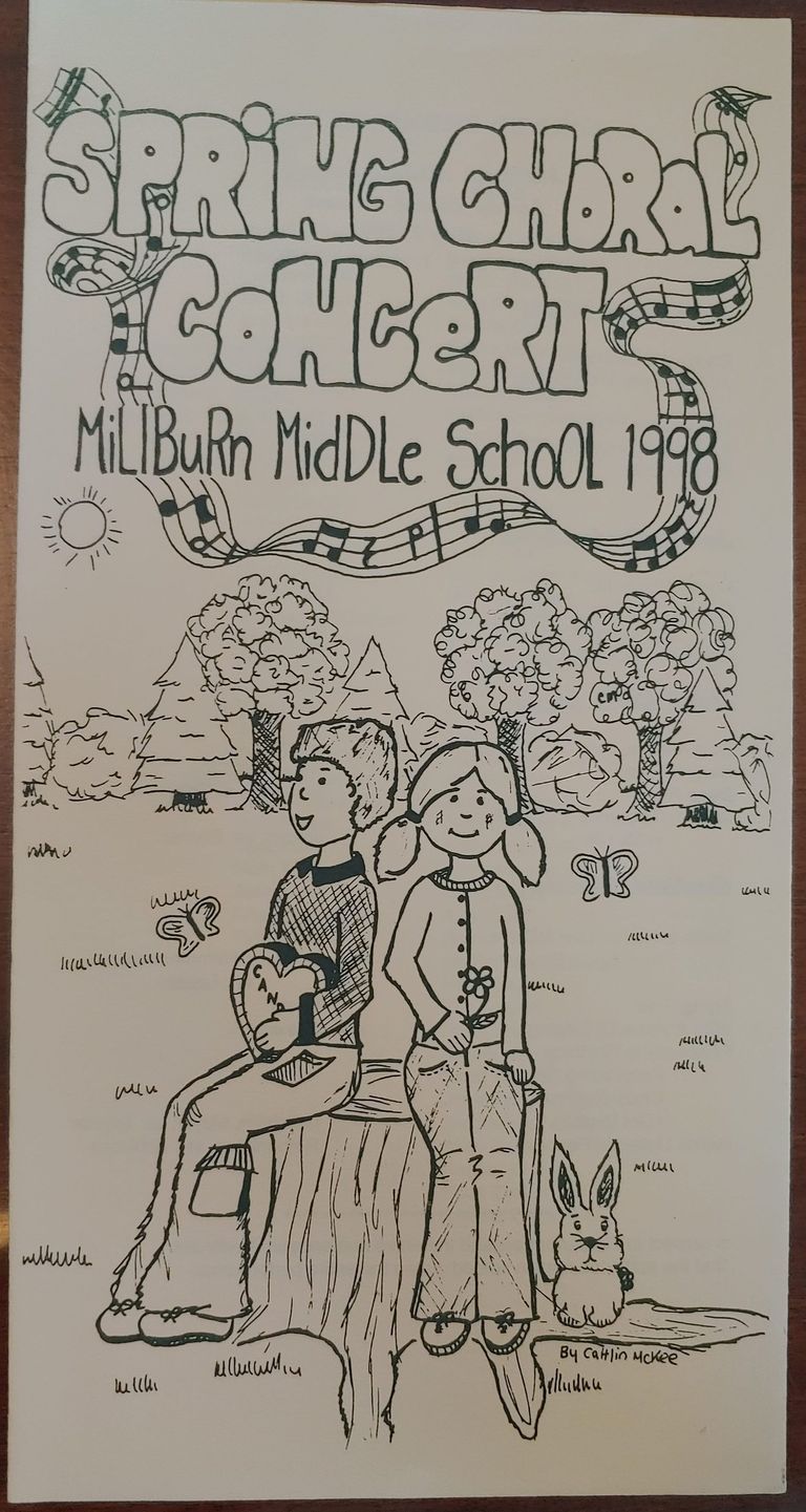          Millburn Middle School: Spring Choral Concert Program Guide - 1998 picture number 1
   