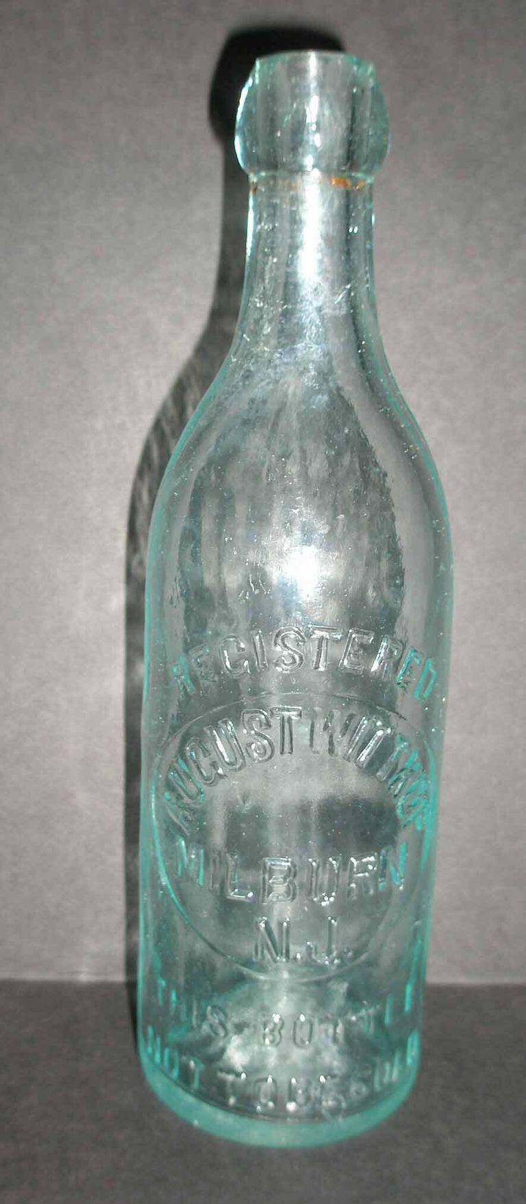          1900 August Wittkop beer bottle picture number 1
   