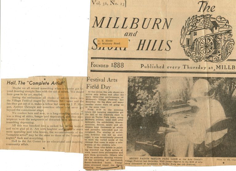          Millburn Art Center: Village Art Festival 1944 Review picture number 1
   
