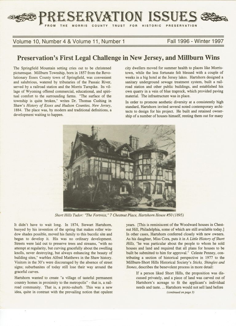          7 Chestnut Place Article, Preservation Issues, 1996-7 picture number 1
   
