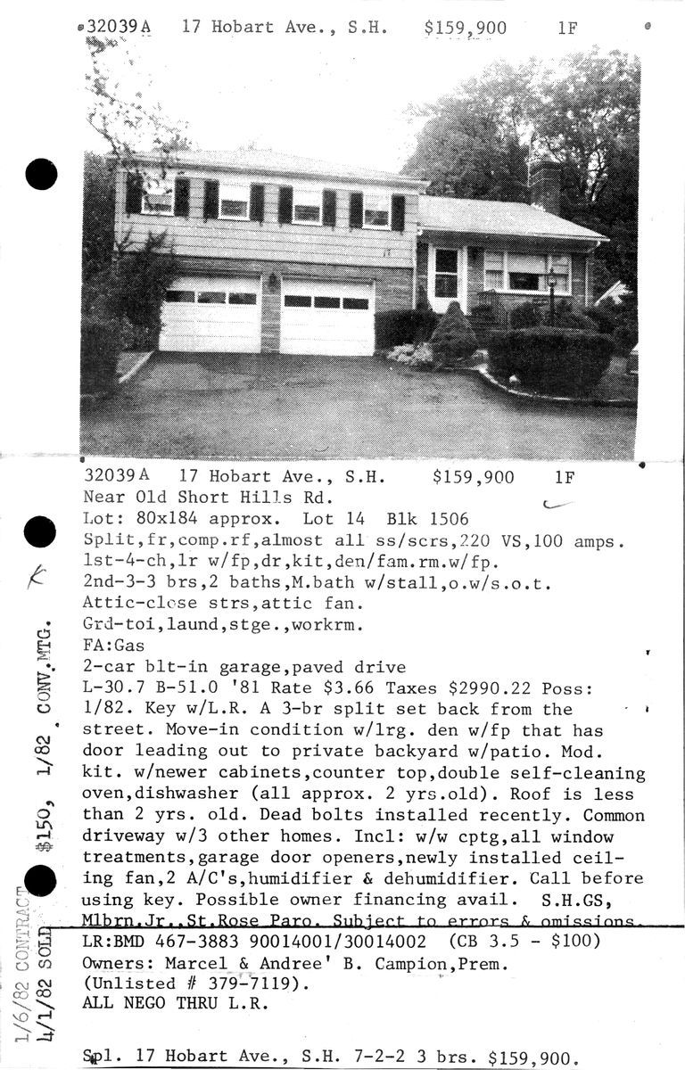          17 HOBART AVENUE picture number 1
   